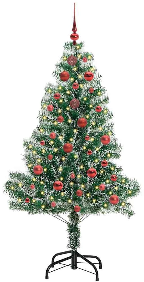 Dirbtinė Kalėdų Eglė Su Sniegu ir LED Šviesa su 150 LED 150 cm