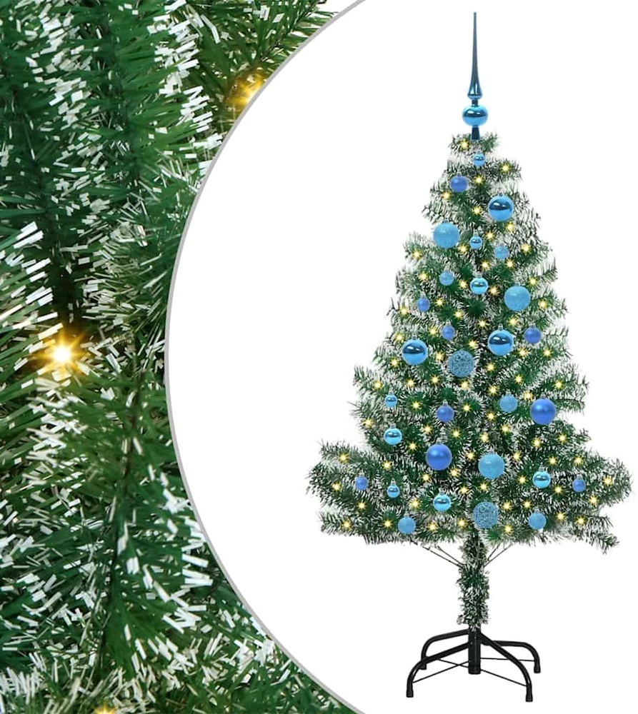 Dirbtinė Kalėdų Eglė Su Sniegu ir LED Šviesa su 150 LED 150 cm