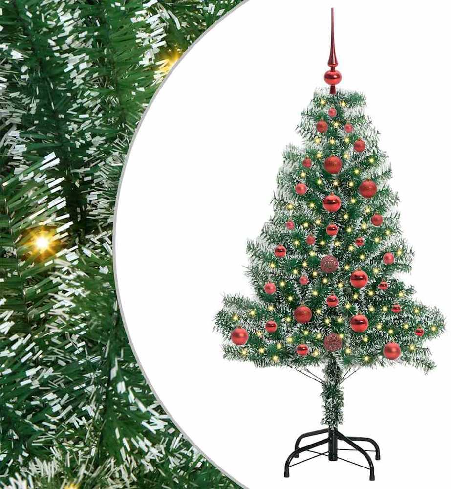 Dirbtinė Kalėdų Eglė Su Sniegu ir LED Šviesa su 150 LED 120 cm