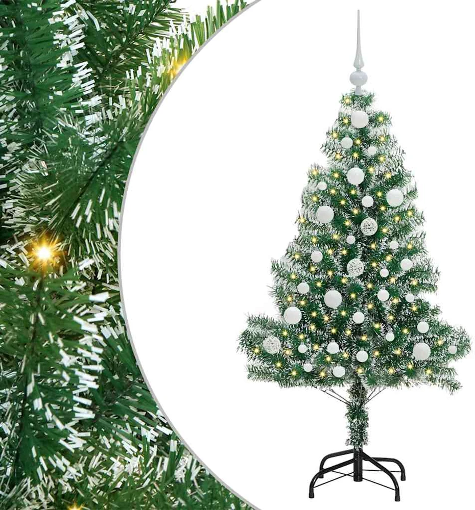 Dirbtinė Kalėdų Eglė Su Sniegu ir LED Šviesa su 150 LED 120 cm