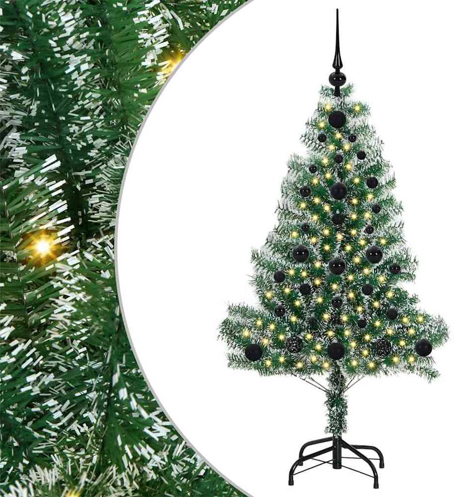 Dirbtinė Kalėdų Eglė Su Sniegu ir LED Šviesa su 150 LED 120 cm