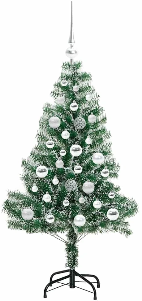Dirbtinė Kalėdų Eglė Su Sniegu ir LED Šviesa su 150 LED 120 cm