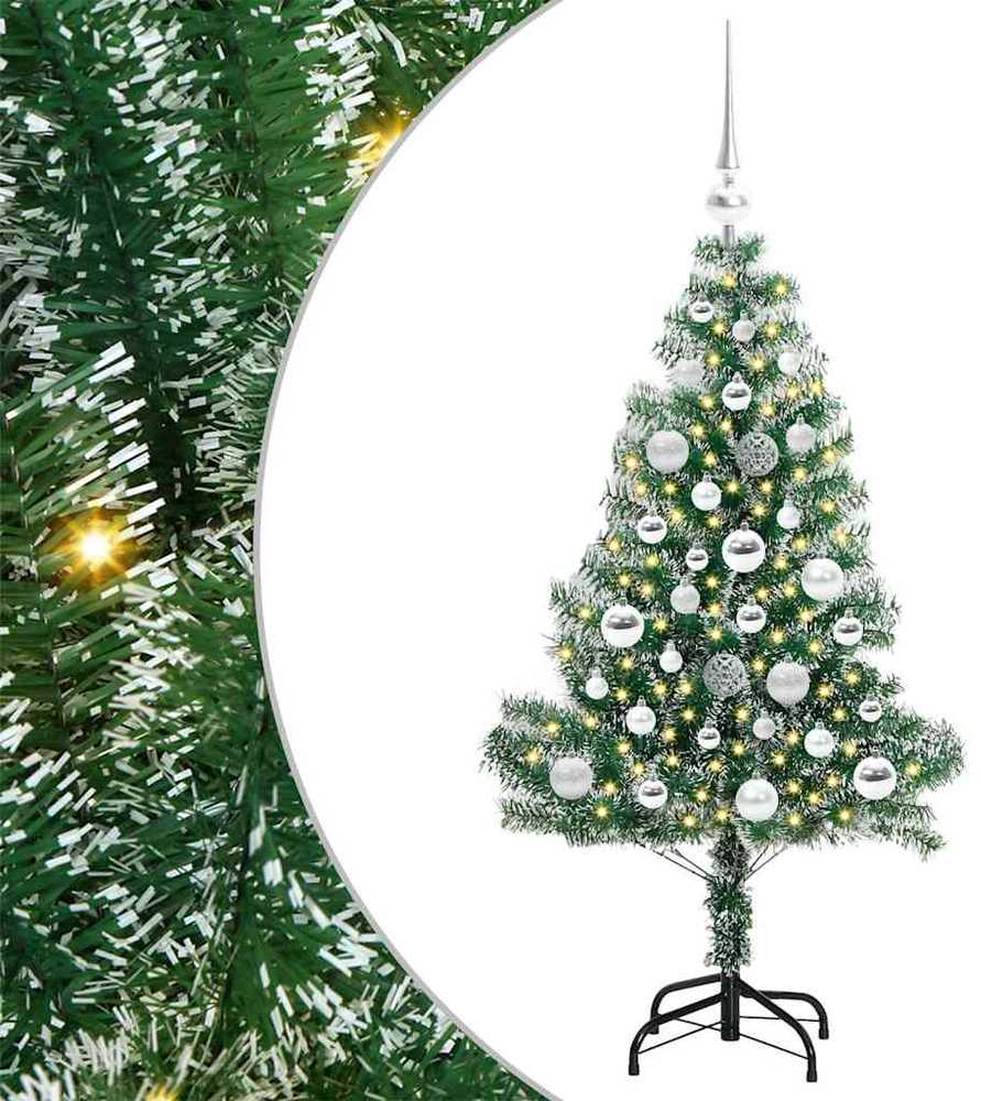 Dirbtinė Kalėdų Eglė Su Sniegu ir LED Šviesa su 150 LED 120 cm