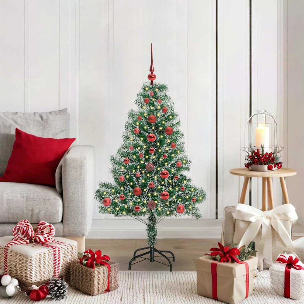 Dirbtinė Kalėdų Eglė Su Sniegu ir LED Šviesa su 150 LED 120 cm