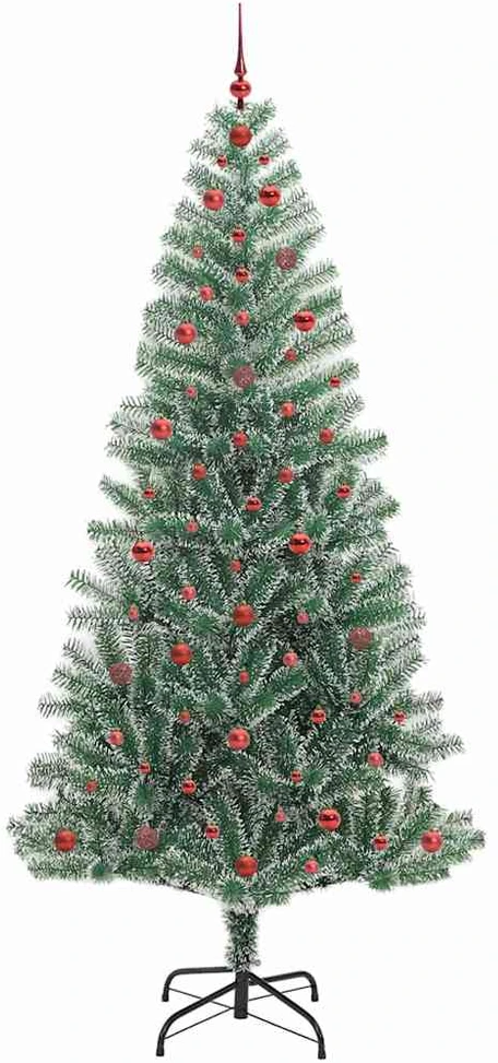 Dirbtinė Kalėdų Eglė Su Sniegu ir LED Šviesa su 300 LED 240 cm
