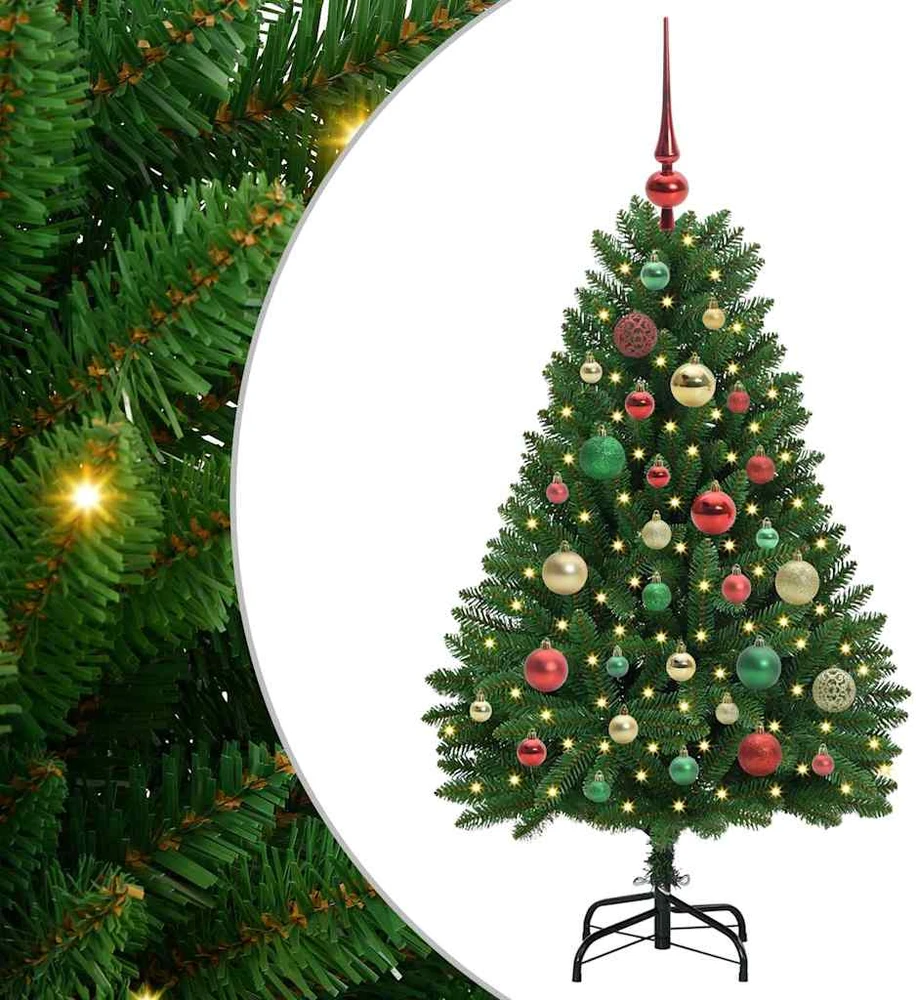 Dirbtinė Kalėdų eglutė 120 cm 150 LED Šilta balta Žalia