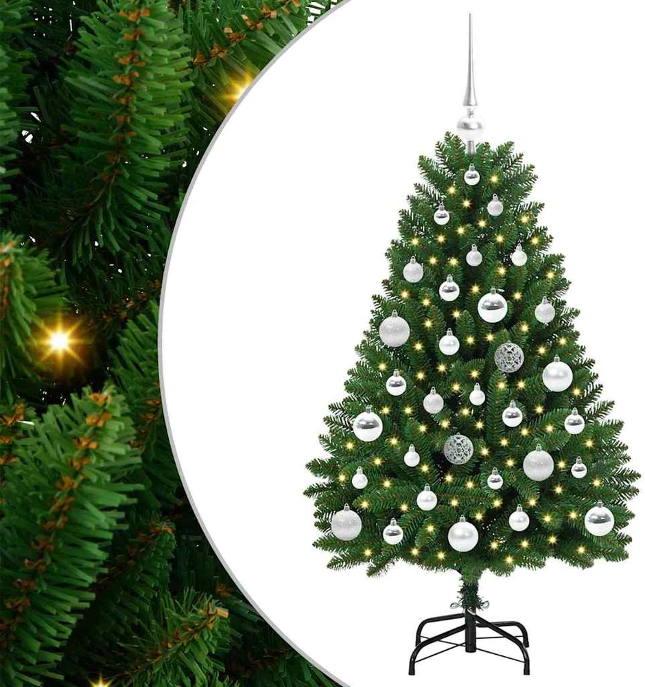 Dirbtinė Kalėdų eglutė 120 cm 150 LED Šilta balta Žalia