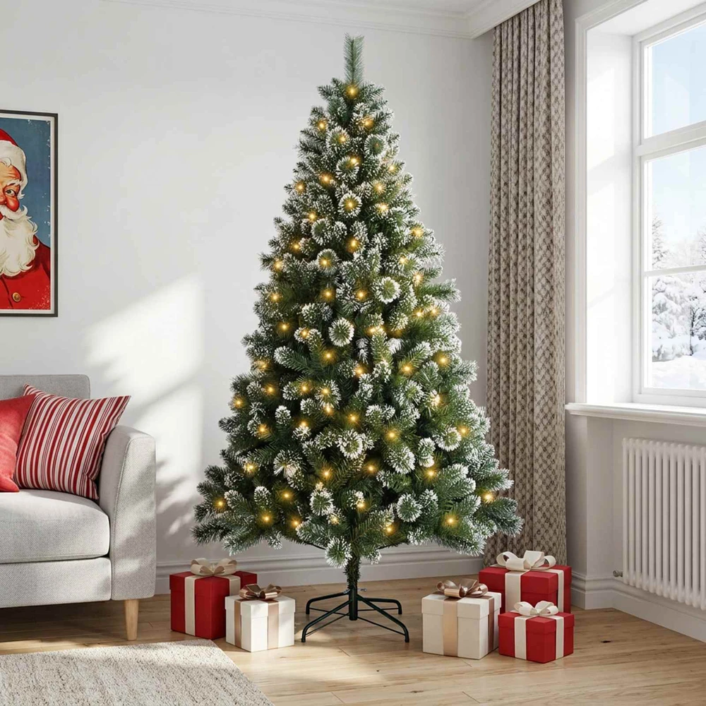 Dirbtinė Kalėdų eglutė 120 cm 150 LED Šilta balta