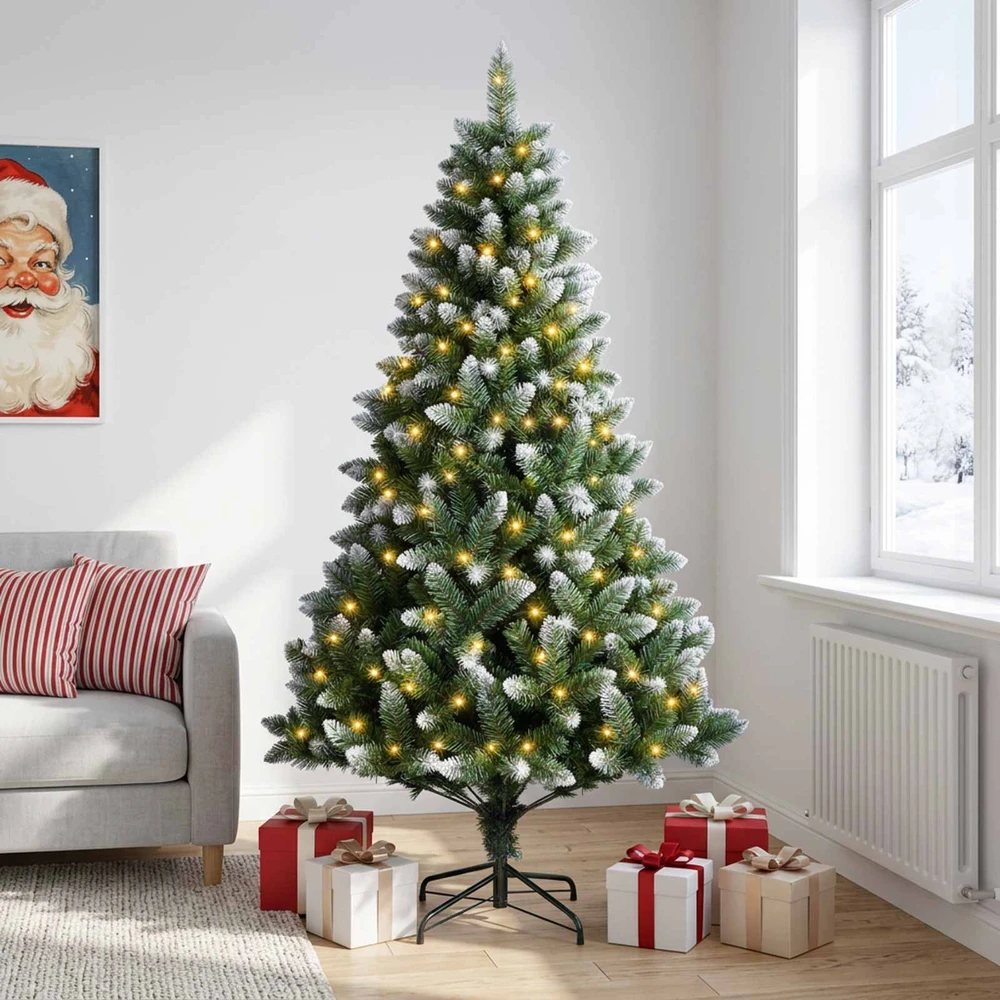 Dirbtinė Kalėdų eglutė 120 cm 150 LED Šilta balta