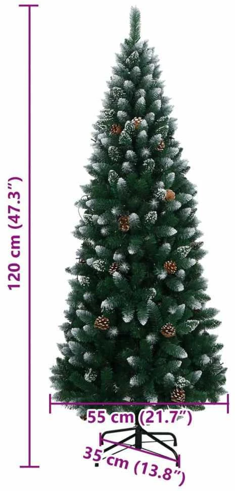 Dirbtinė Kalėdų eglutė, 120cm, 150 LED lempučių