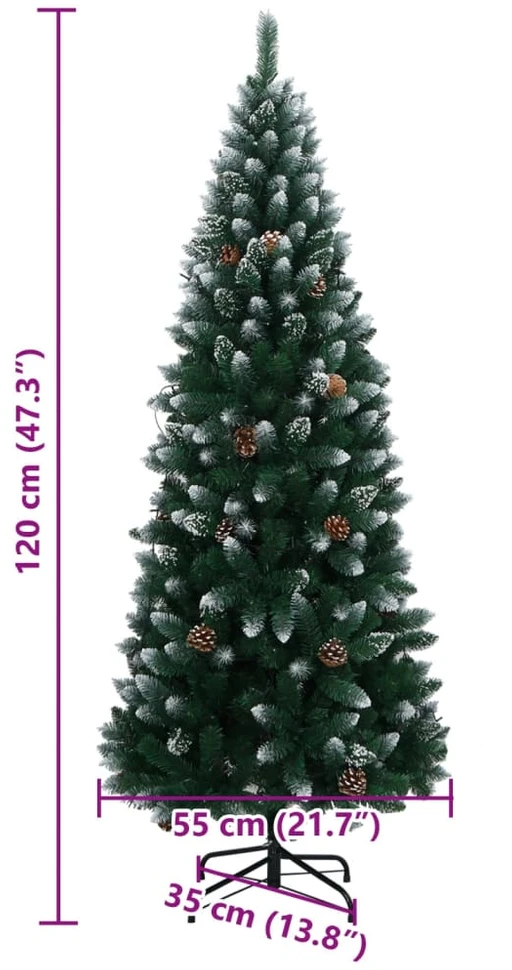 Dirbtinė Kalėdų eglutė, 120cm, 150 LED lempučių