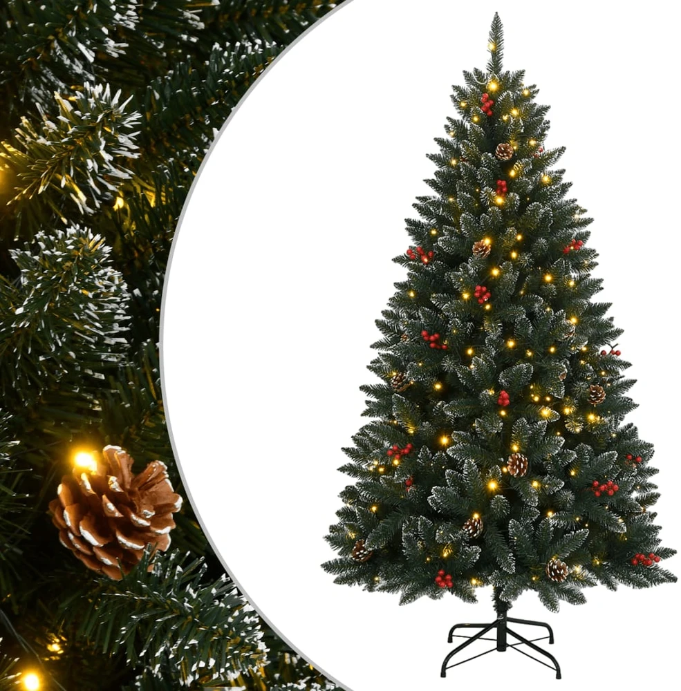 Dirbtinė Kalėdų eglutė, 120cm, 150 LED lempučių