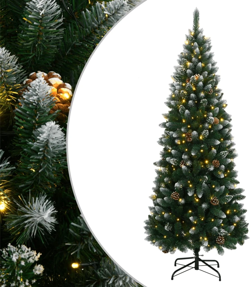 Dirbtinė Kalėdų eglutė, 120cm, 150 LED lempučių