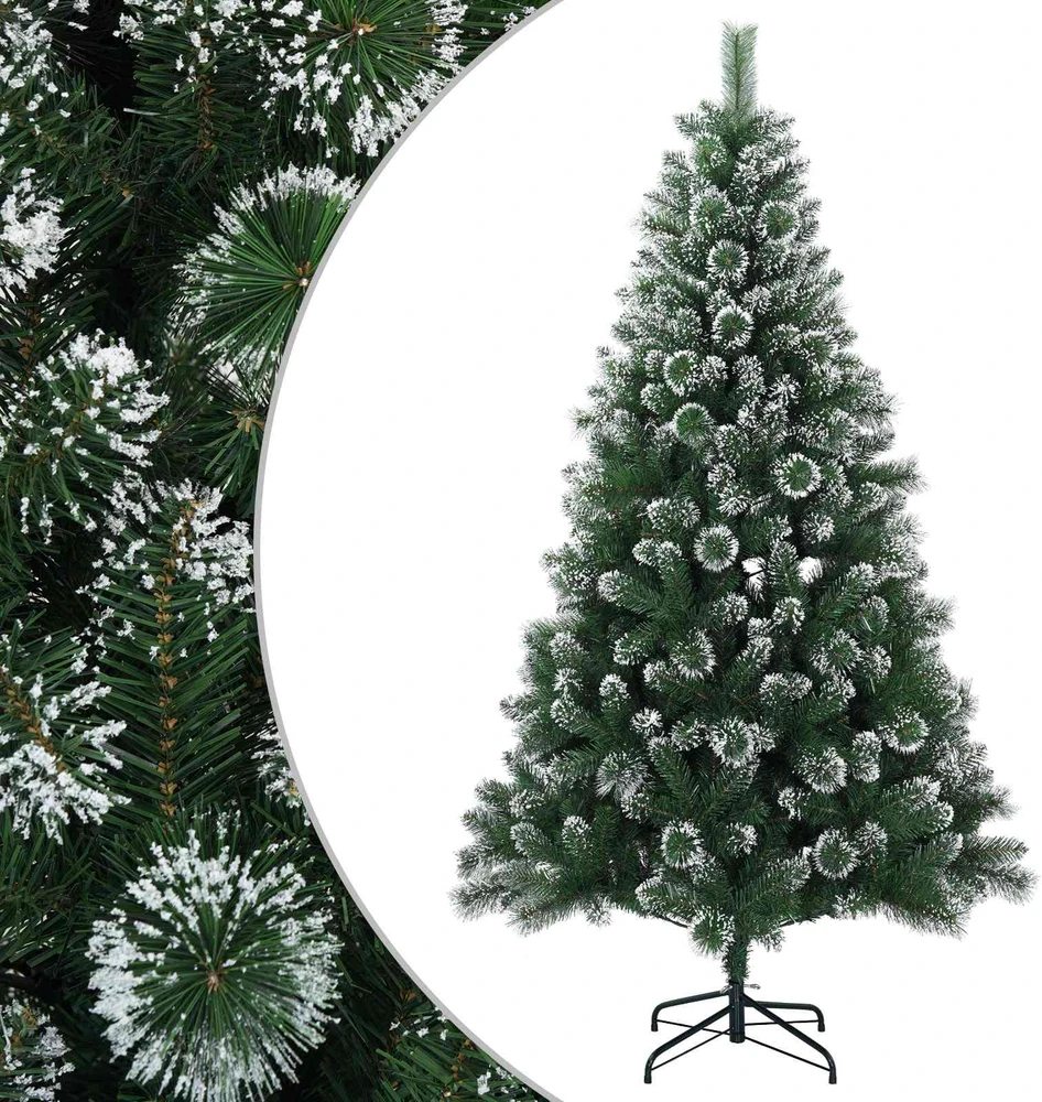 Dirbtinė Kalėdų eglutė 150 cm PVC ir metalas Žalia