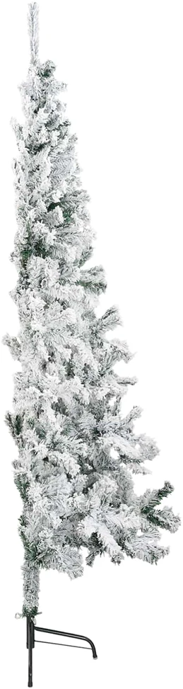Dirbtinė Kalėdų eglutė 150 cm PVC ir Plienas Žalia ir balta