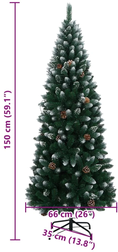 Dirbtinė Kalėdų eglutė, 150 LED, 150cm