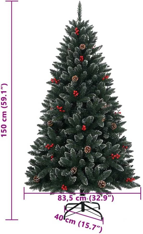 Dirbtinė Kalėdų eglutė, 150 LED, 150cm