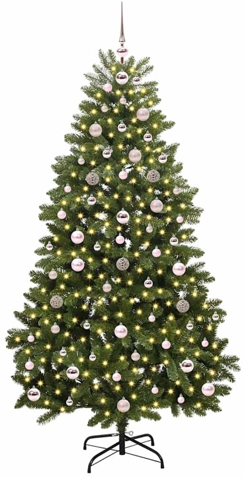 Dirbtinė Kalėdų eglutė 180 cm 300 LED Šilta balta Žalia