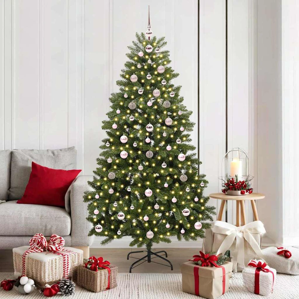 Dirbtinė Kalėdų eglutė 180 cm 300 LED Šilta balta Žalia