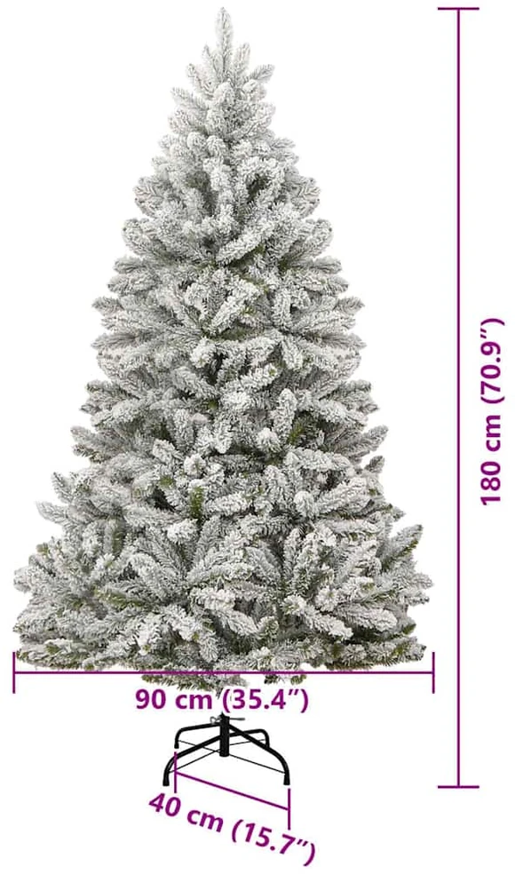 Dirbtinė Kalėdų eglutė 180 cm 300 LED Šilta balta