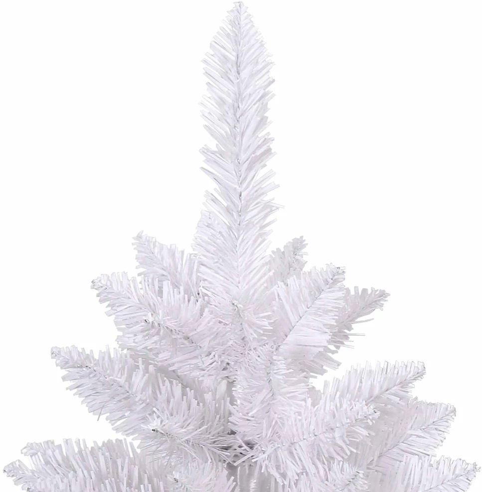 Dirbtinė Kalėdų eglutė 180 cm PVC ir Plienas Balta