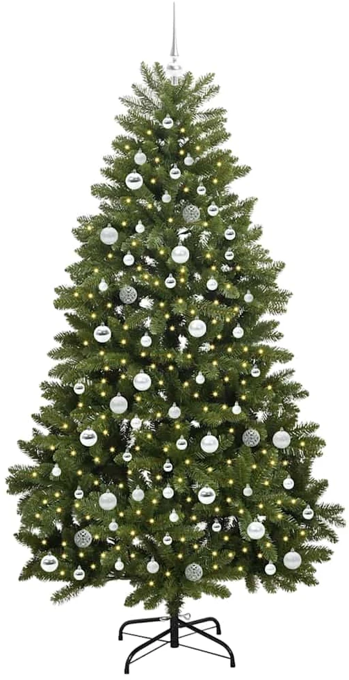Dirbtinė Kalėdų eglutė 210 cm 300 LED Šilta balta Žalia
