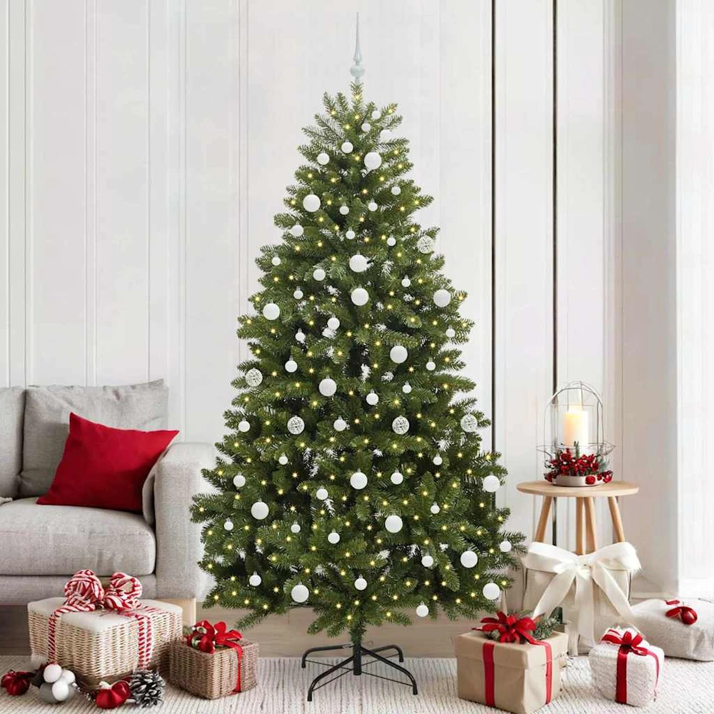 Dirbtinė Kalėdų eglutė 210 cm 300 LED Šilta balta Žalia