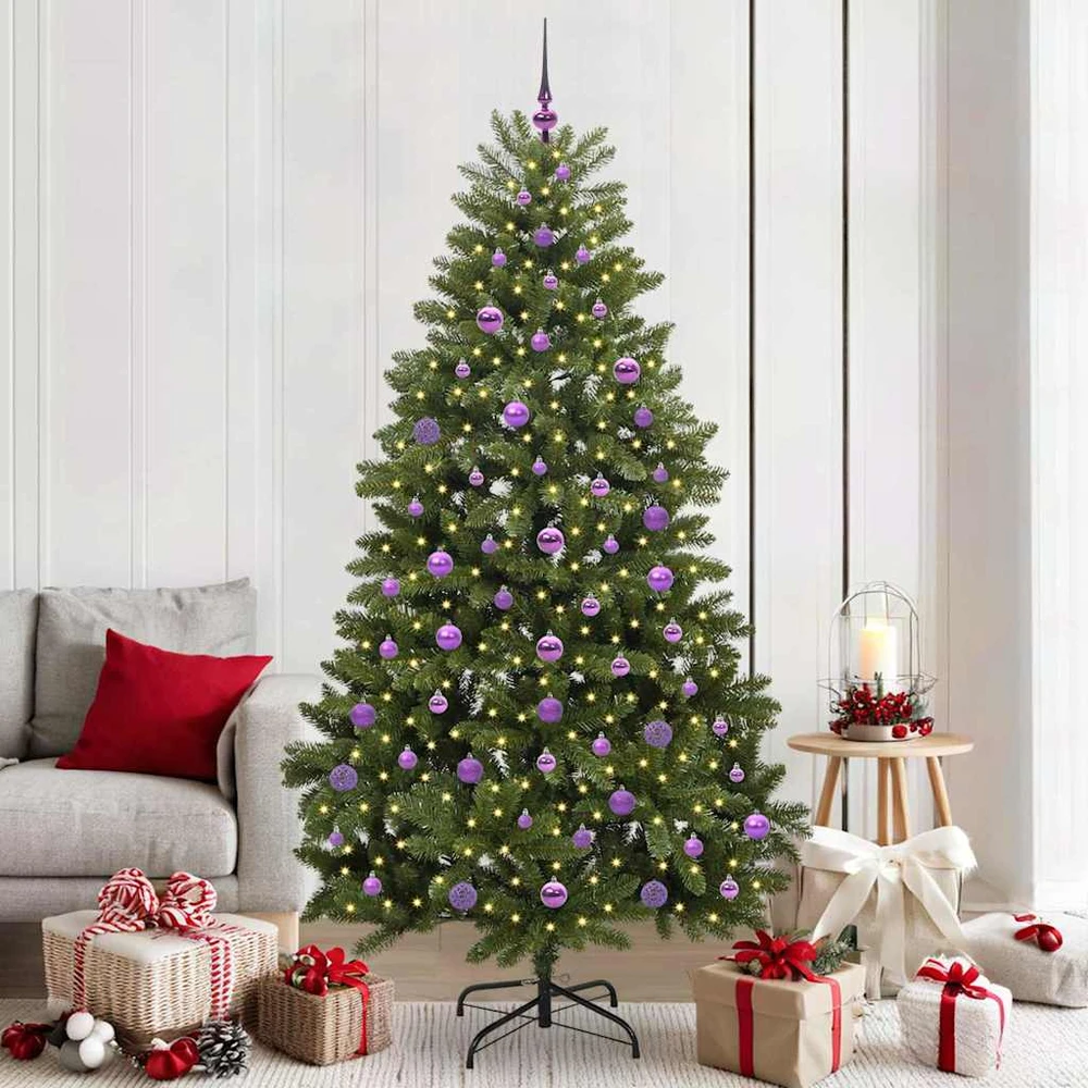 Dirbtinė Kalėdų eglutė 210 cm 300 LED Šilta balta Žalia