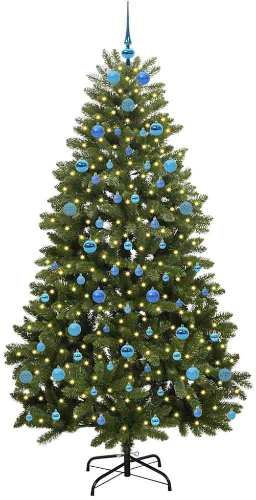 Dirbtinė Kalėdų eglutė 210 cm 300 LED Šilta balta Žalia