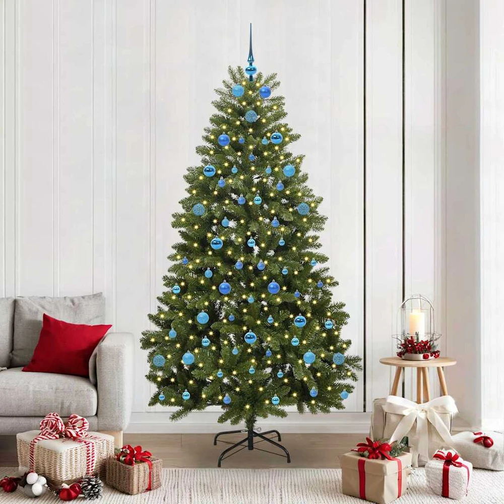 Dirbtinė Kalėdų eglutė 210 cm 300 LED Šilta balta Žalia