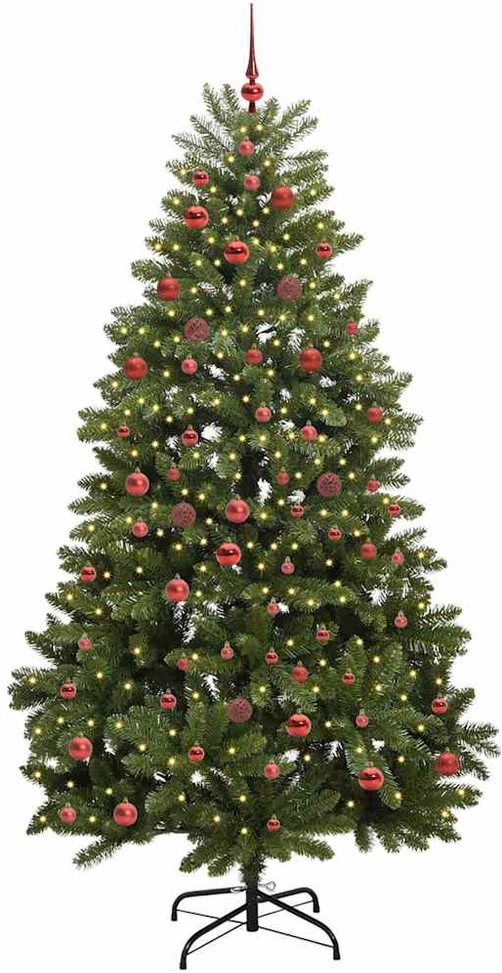 Dirbtinė Kalėdų eglutė 210 cm 300 LED Šilta balta Žalia