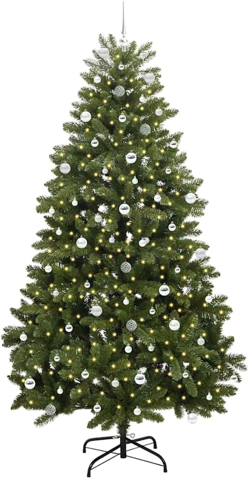 Dirbtinė Kalėdų eglutė 240 cm 300 LED Šilta balta Žalia