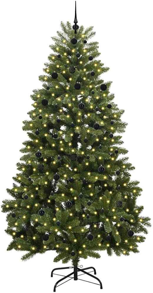 Dirbtinė Kalėdų eglutė 240 cm 300 LED Šilta balta Žalia