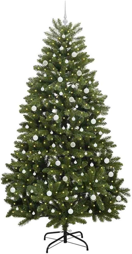 Dirbtinė Kalėdų eglutė 240 cm 300 LED Šilta balta Žalia