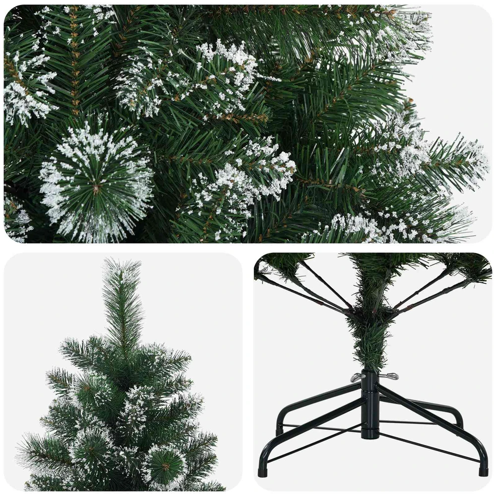 Dirbtinė Kalėdų eglutė 240 cm PVC ir metalas Žalia