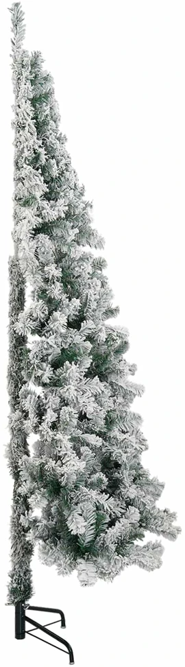 Dirbtinė Kalėdų eglutė 240 cm PVC ir Plienas Žalia ir balta