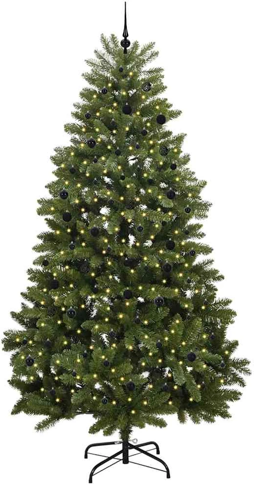 Dirbtinė Sulankstoma Kalėdų Eglutė 300 cm 300 LED Šilta balta