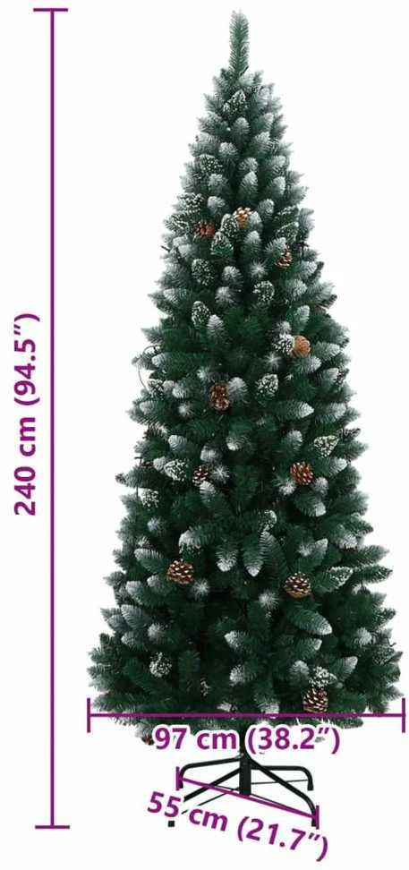 Dirbtinė Kalėdų eglutė, 300 LED, 240cm