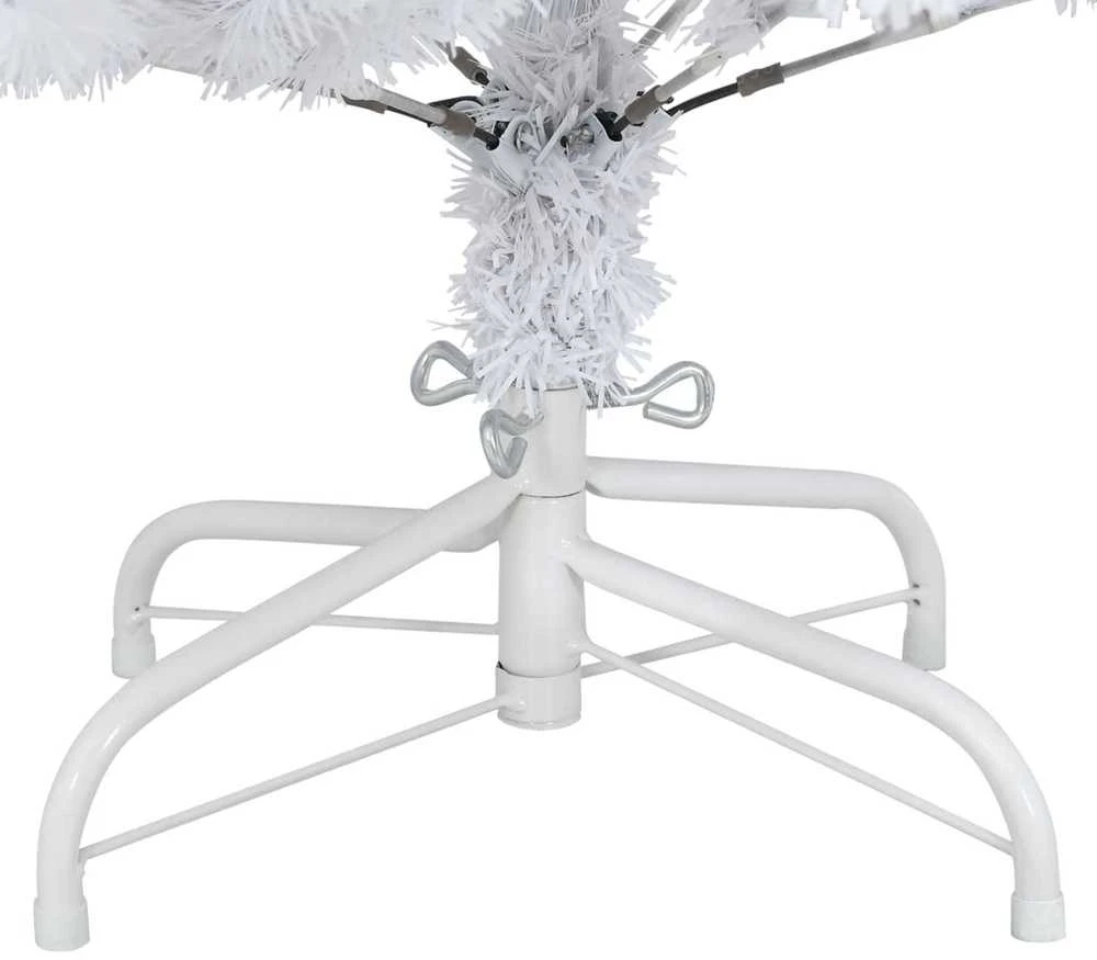 Dirbtinė Kalėdų eglutė 150 cm PVC ir Plienas Balta