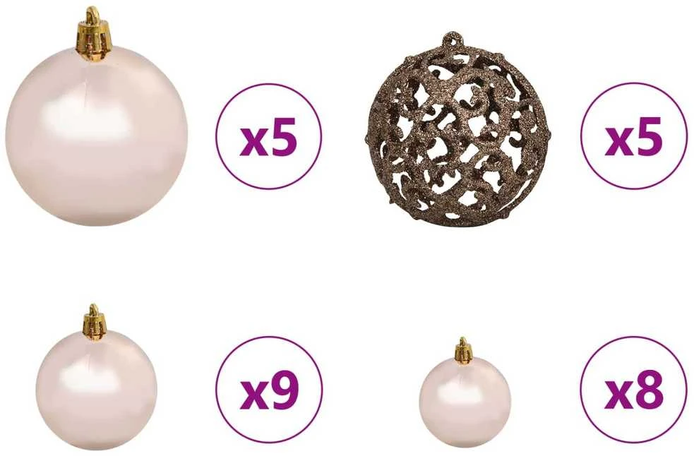 Dirbtinė Kalėdų eglutė 150 cm PVC ir Plienas Balta