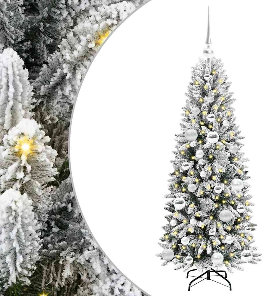 Dirbtinė kalėdinė eglutė su rutuliuku 120 cm 150 LED