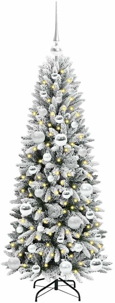 Dirbtinė kalėdinė eglutė su rutuliuku 120 cm 150 LED