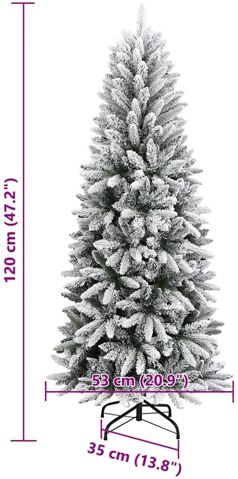 Dirbtinė Kalėdų eglutė Balta 120 cm