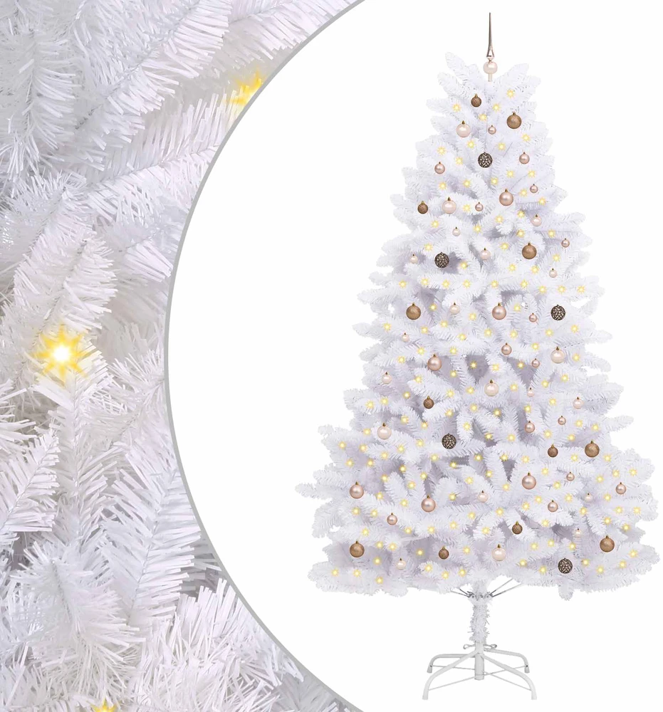 Dirbtinė Sulankstoma Kalėdų Eglutė 300 cm 300 LED Šilta balta