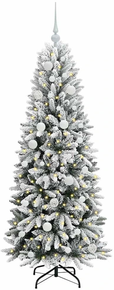 Dirbtinė Kalėdų eglutė Balta 150 cm