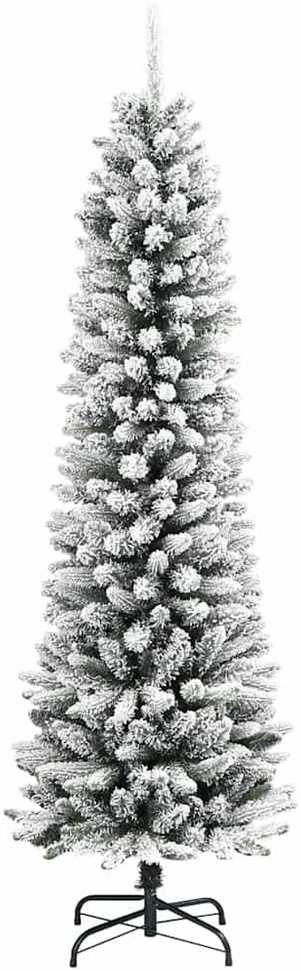 Dirbtinė Kalėdų eglutė Balta 150 cm PVC ir Metalas ir Plastikas