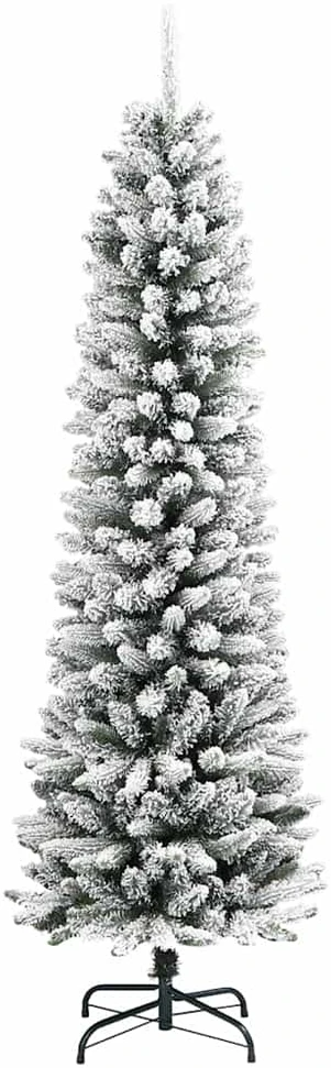 Dirbtinė Kalėdų eglutė Balta 150 cm PVC ir Metalas ir Plastikas