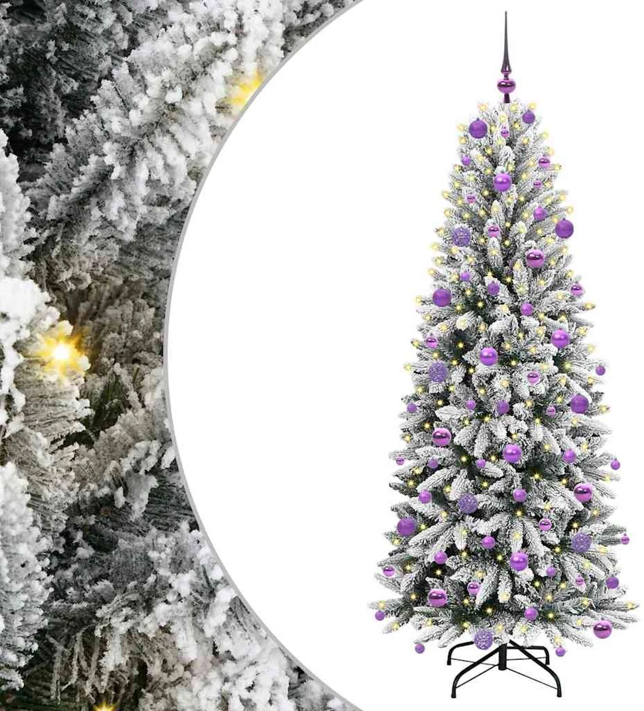 Dirbtinė kalėdinė eglutė su rutuliuku 180 cm 300 LED