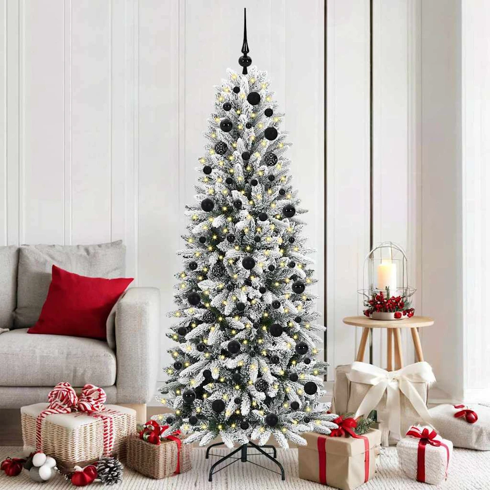 Dirbtinė kalėdinė eglutė su rutuliuku 180 cm 300 LED