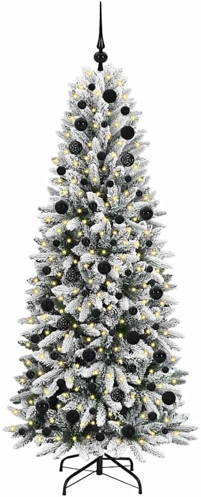 Dirbtinė kalėdinė eglutė su rutuliuku 180 cm 300 LED